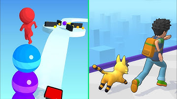 Monster Squad Rush Vs Stack Rider🔴🔴🔴Walkthrough Android iOS Mac z Gameplay