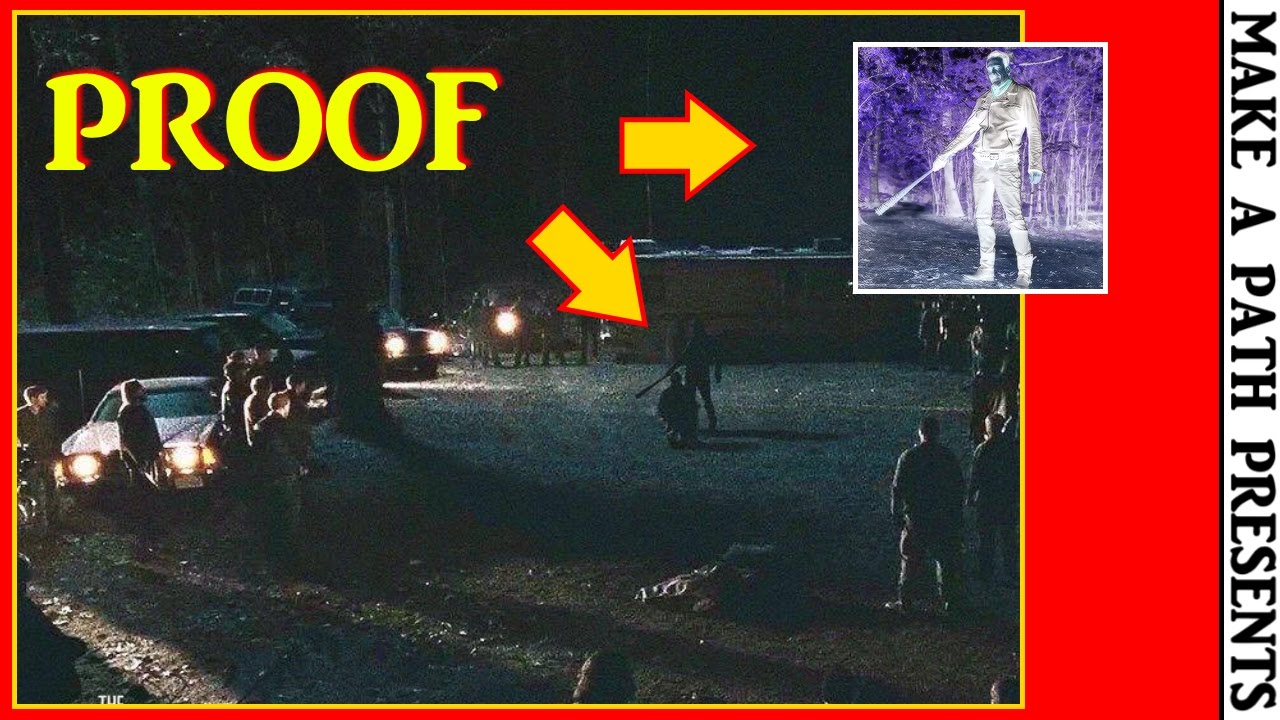walking pez NEGAN KILL IMAGE REVISITED | REAL OR FAKE? The Walking Dead Season 7