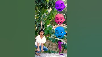 Upin ipin head to dancing frog., joker,gorilla& red dame tu cosita - magic vfx