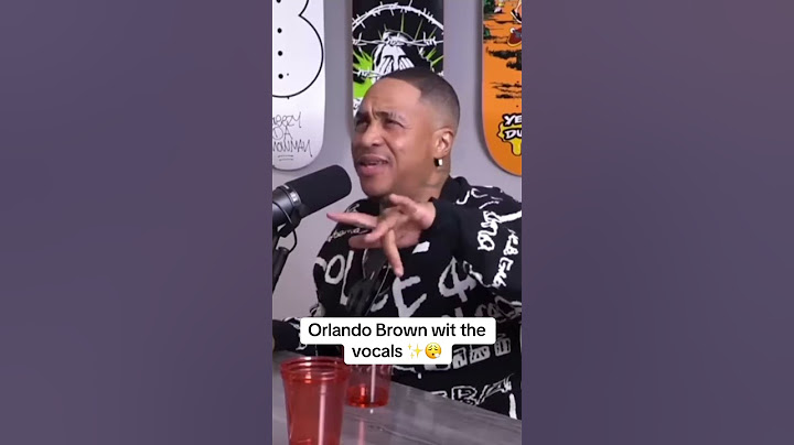 Orlando Brown the musical ✨😮‍💨 #memes #rnb #orlandobrown #nojumper