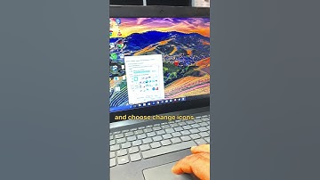 desktop me folder 📁 icons change #youtubeshorts #trending #shortvideo #video #remix #computer