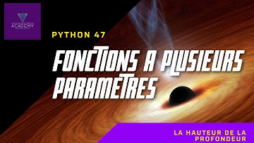 Fonction a plusieurs paramètres python - Python 47