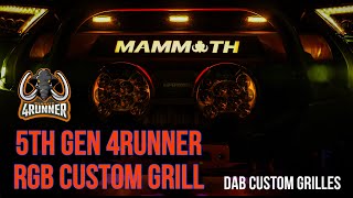 5th Gen 4runner Custom RGB GRILL by MAMMOTH 4RUNNER 568 views 4 months ago 14 minutes, 18 seconds