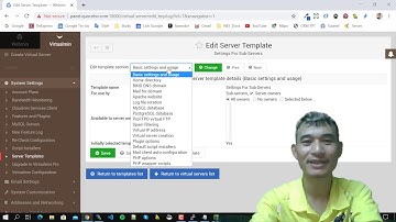 Guide to install and config newest Virtualmin version