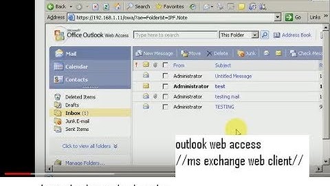 Outlook Web Access , a messaging tool of MS Exchange mail client .