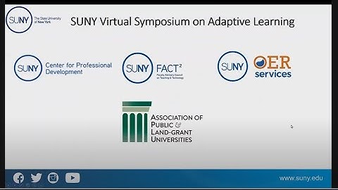 SUNY Virtual Symposium on Adaptive Learning:  Session 2, Part 1 - Vendor Spotlight Lumen Learning