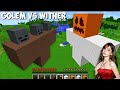 1000 iron golem vs 1000 wither | #minecraft #gaming #shortsfeed