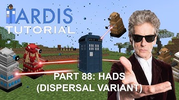 Minecraft 1.19 TARDIS Tutorial Part 88: Hostile Action Dispersal System