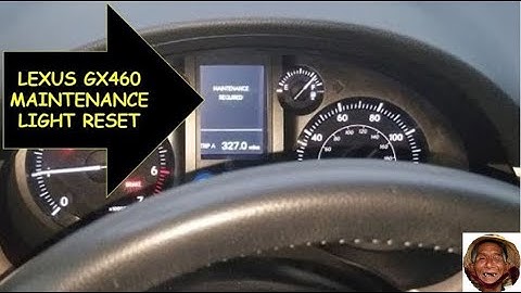 How to Reset the Lexus GX460 Maintenance Light
