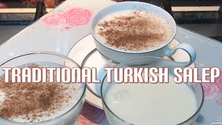 Traditional Turkish Salep ( Spice bazaar~Istanbul )