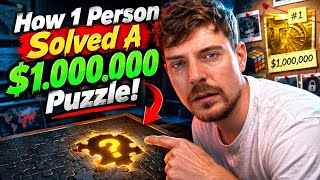 How 1 Person Solved A $1.000.000 Puzzle Mr beast!
