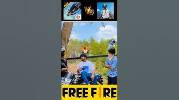Pubg Vs Free fire 💀🔥#trending #freefirevspubg #shorts
