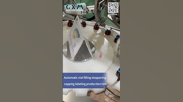 Automatic vial filling stoppering and capping line Skin care serum oil glass vial filling