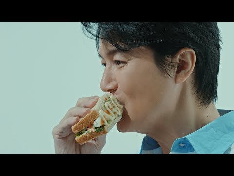 キユーピーハーフ「片手で食べるサラダ キャベツ」篇 30秒 福山雅治 キユーピーCM