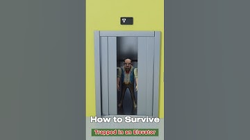 How to Survive Trapped in an Elevator 🚨 |Survival Tips That Could Save Your Life 🧠#shorts #survival
