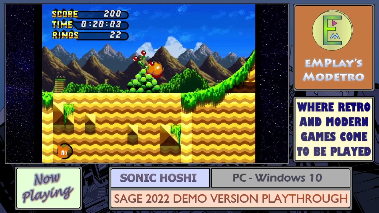 SAGE 2022 - Demo - Sonic Hoshi (22 Demo)