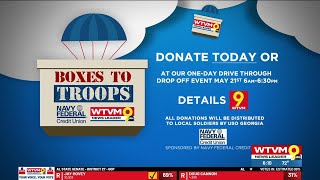 Wtvm Partners With Navy Federal Credit Union For Boxes To Troops Snack Drive