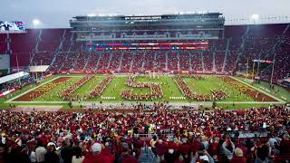 The Largest Trojan Marching Band Ever Salutes Dr. Bartner at Homecoming