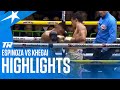 Rafael Espinoza vs Arnold Khegai | Corner Stoppage Win &amp; Fight Highlights