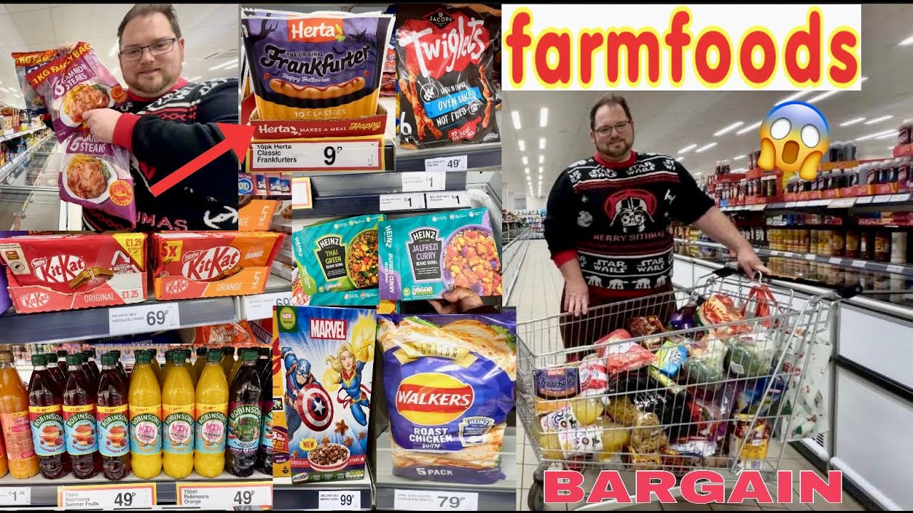 FARMFOODS BARGAINS | SHOP WITH ME | £85 SHOPPING 🛒😱