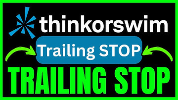 How To CREATE A TRAILING STOP LOSS On ThinkorSwim (QUICK & EASY) 2025