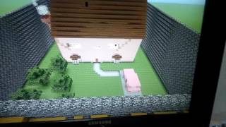 Je montre ma map cache cache Simpson sur minecraft