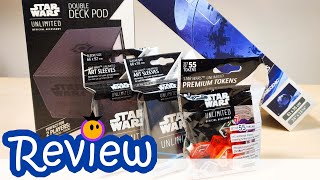 Star Wars Unlimited Gamegenic Accessories - Unboxing and Reviews of Premium Products - GOOD STUFF!!!