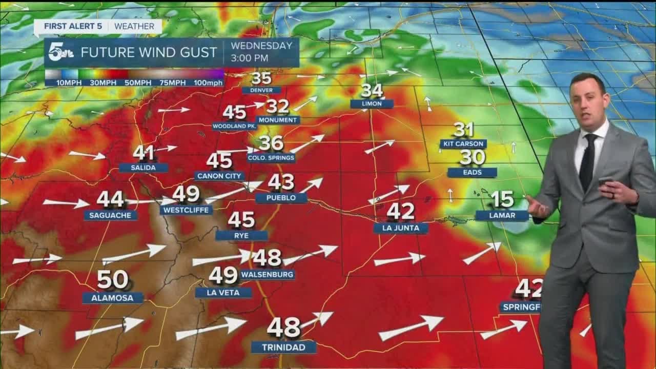High fire danger with 30 to 50 mph wind gusts - YouTube