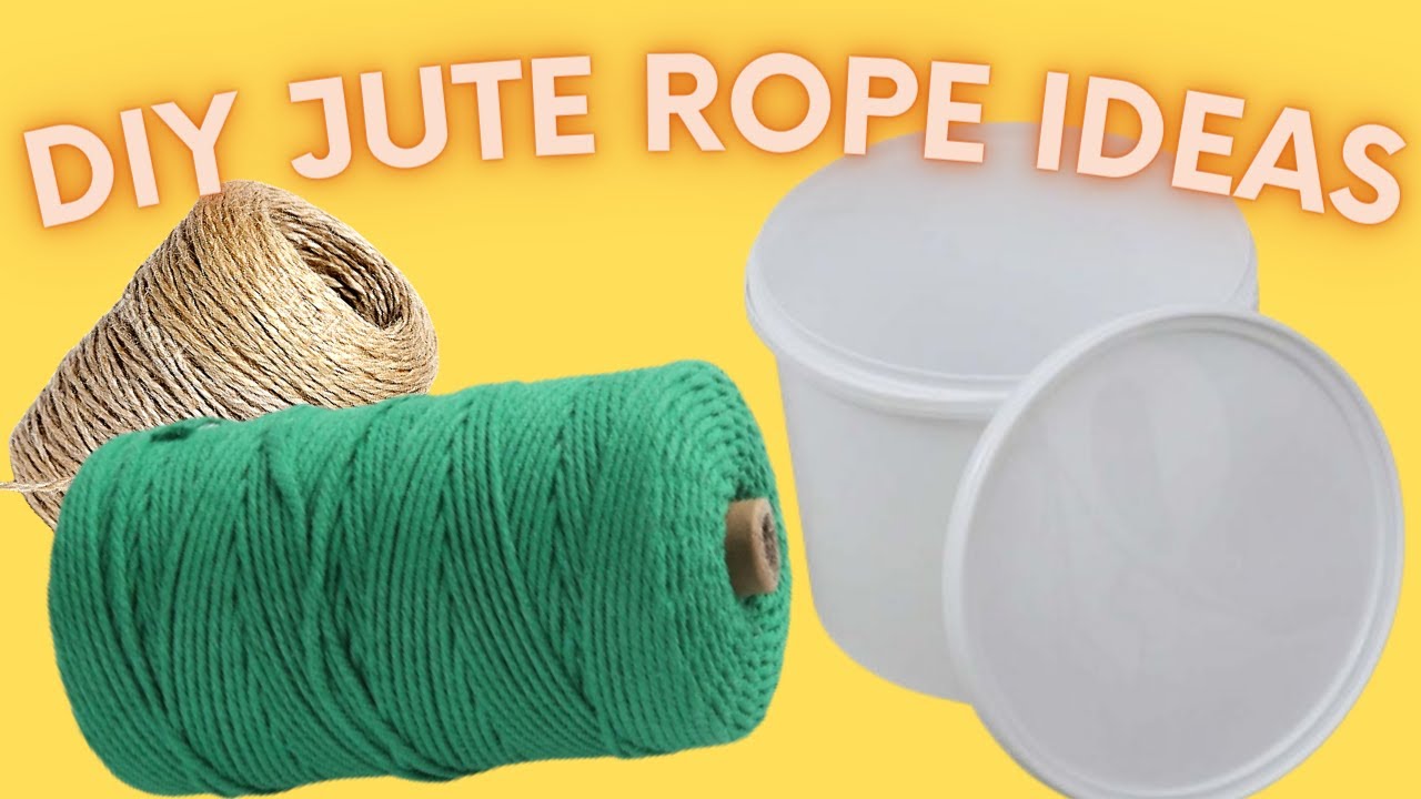 how-to-make-jute-rope-basket-diy-ikea-basket-recycling-plastic-buckets