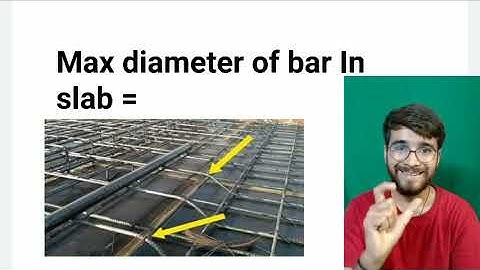 maximum diameter of steel bar in rcc slab | Maximum diameter of bars in slab|civil engineering
