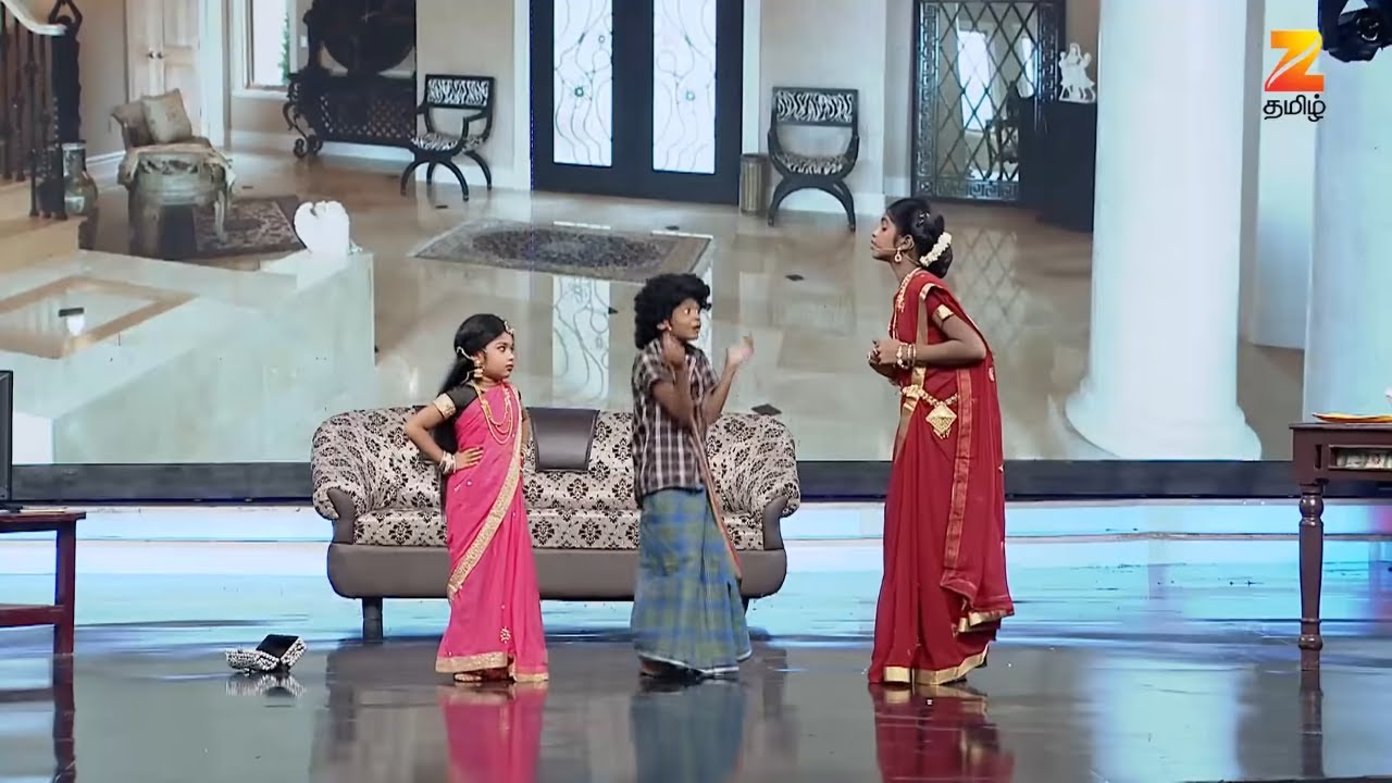 😨மாமியார் மருமகளிடம் வசமாக சிக்கிய திருடன் காட்டு பூச்சி! - Junior Super Star S 2 | @Zee Tamil​