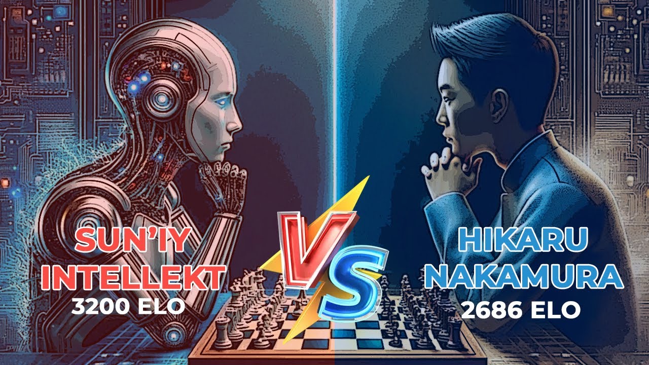 SUN'IY INTELLEKTNI ALDAB KETGAN HIKARU, 300DAN ORTIQ YURISH #chess #ai #uzchess #hikaru