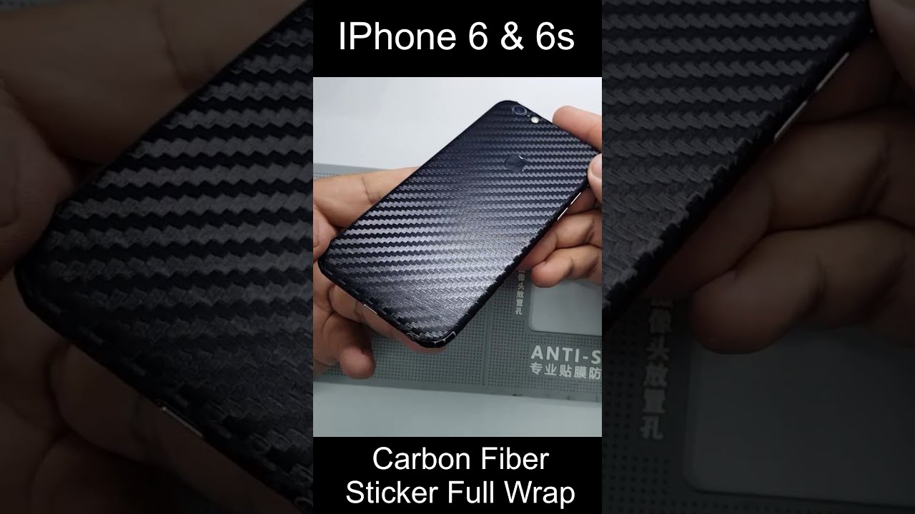 How to Install | IPhone 6 & 6s | Carbon Fiber Pattern Wrap | 