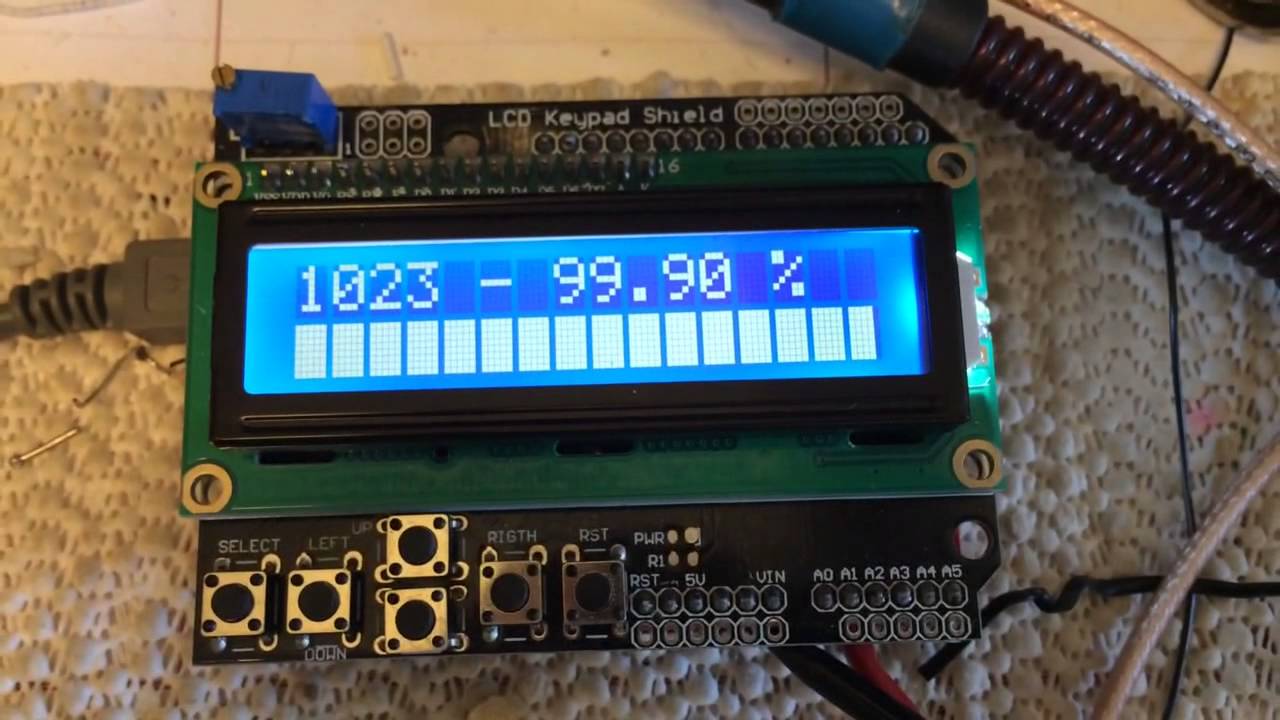 Arduino Lcd Bar Graph - Youtube