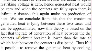 Arc interruption theories