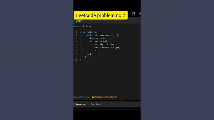 Reverse Integer | Leetcode problem solving #leetcode #java #shots