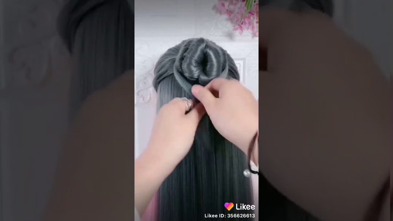 Cara mengikat rambut simpel 