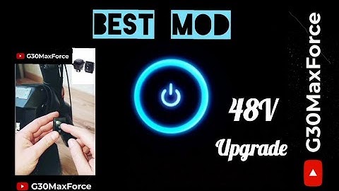 How to install Ninebot Max battery switch on 48v Mod SPEED HACK Upgrade!!!