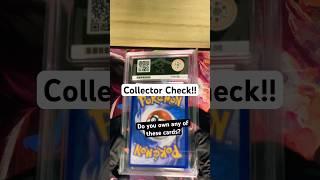 Collector Check!?!? What do you think of these?! #pokemonchannel #pokemon #acegrading #shorts