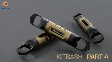Hard Surface Modeling Blender 3.4 - Kitbash Part 4