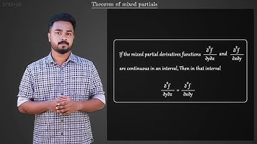 Theorem of mixed partials | Partial differentiation | Calculus