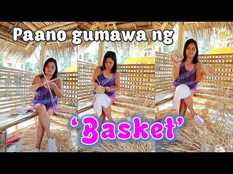 Video: Paano Gumawa Ng Mga Basket