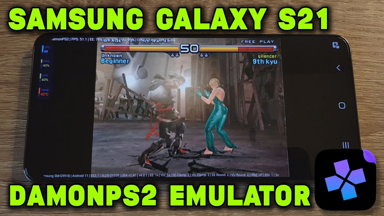 Galaxy S21 / Exynos 2100 - Midnight Club / Tekken / Shadow of the Colossus - DamonPS2 v4.0.1 - Test
