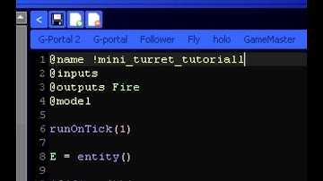 [Gmod E2] Tutorial #1 Eye Turret