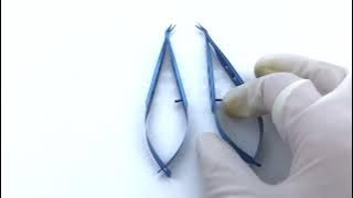 Corneal Scissors Left & Right curved (Titanium) || Maxus Surgical Instruments