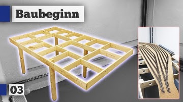 The substructure for the model railway layout is created | Building a H0 model railroad - Part 3
