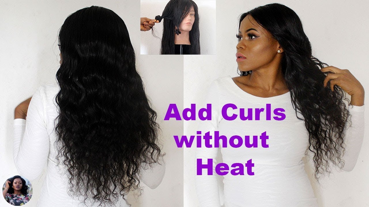 African Heatless Curl on Hair (OVERNIGHT CURLS) How to Add a Curl to a Hair Without Heat -Nadulahair booty workout before and after