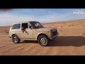 Niva lada in the desert of algeria