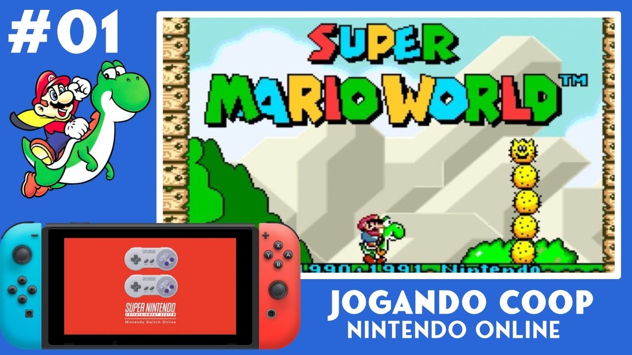 SNES Switch Online - Super Mario World Online Co-Op: World 3 