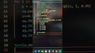 Create 3d triangle in python | VS code #shorts #python